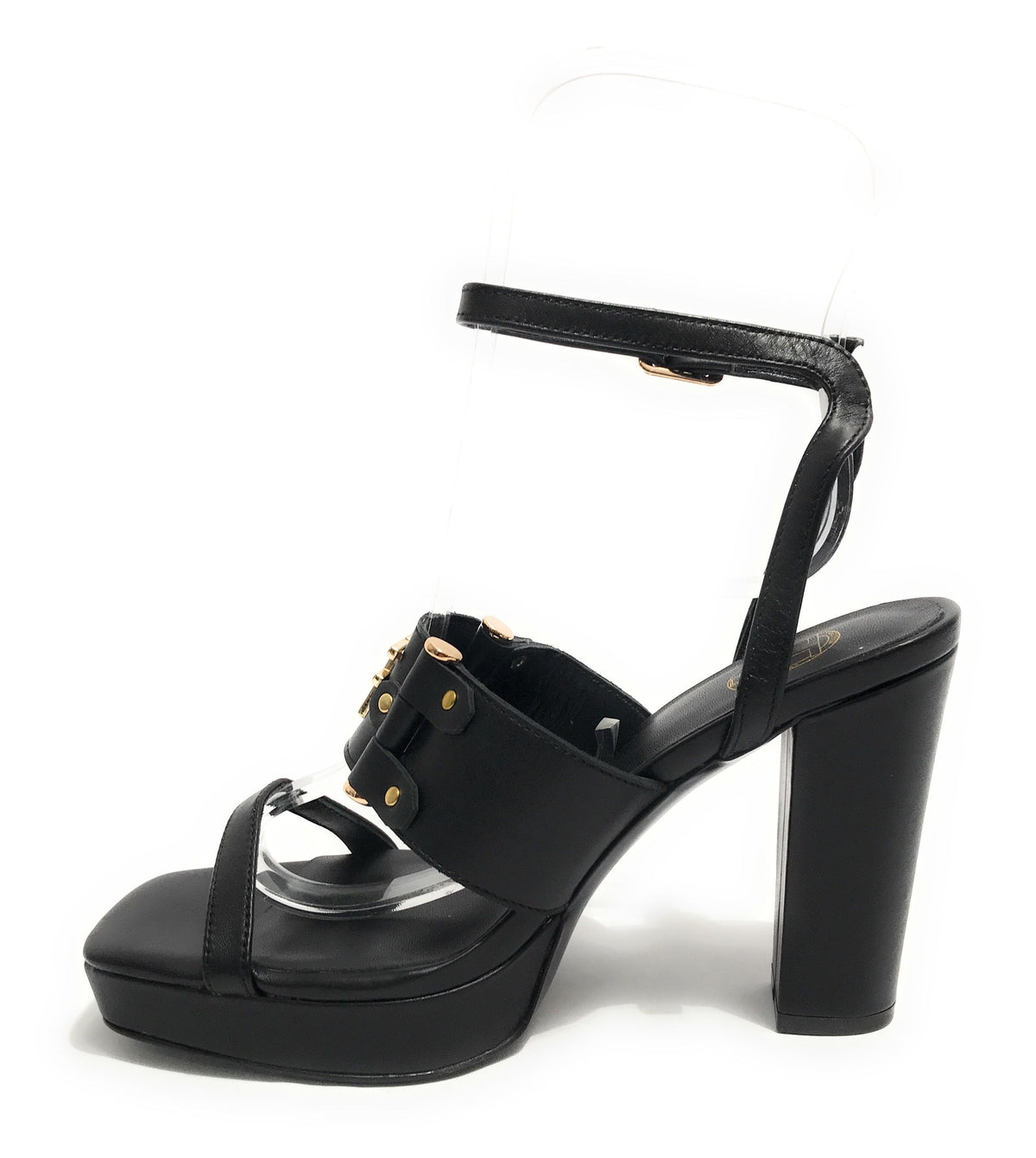 Scarpe donna décolleté Fracomina in pelle nero TC 11 DS23FR12 F723SS4003L40101-053