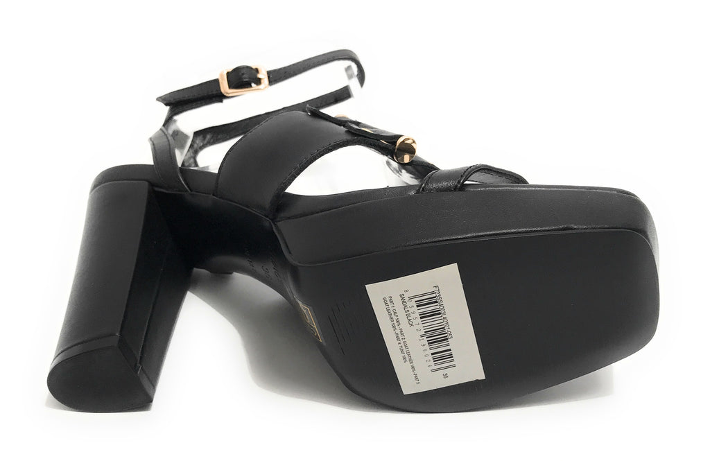 Scarpe donna décolleté Fracomina in pelle nero TC 11 DS23FR12 F723SS4003L40101-053