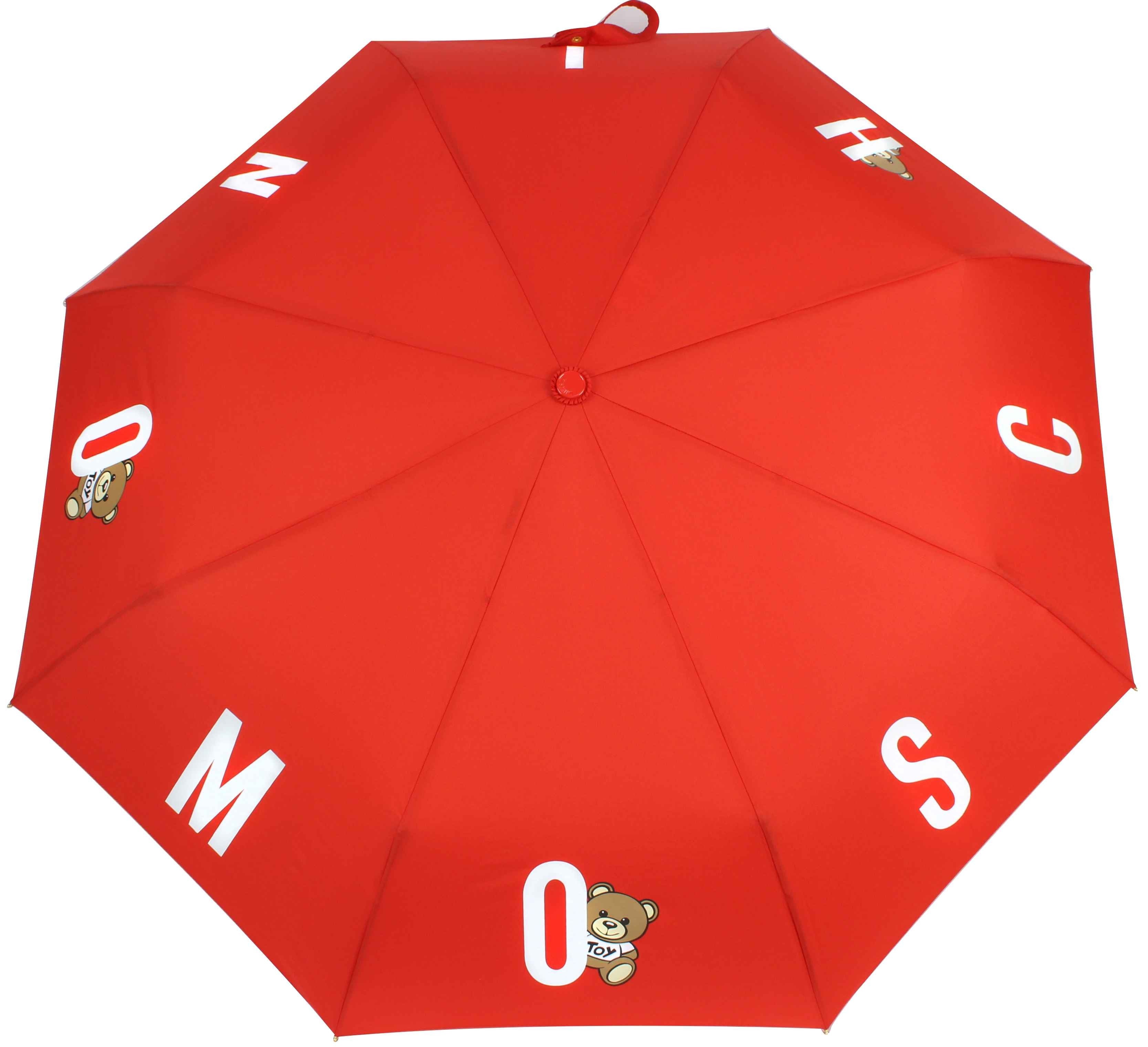 Ombrello  Moschino  retraibile open / close Logo Bear Red  O20MO14