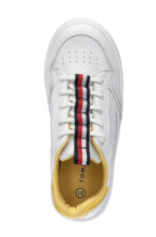 Scarpe Tommy Hilfiger sneaker in ecopelle white/ yellow ZS23TH08 T3X9-32853