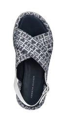 Scarpe Tommy Hilfiger sandalo blu denim/ white ZS23TH02 T3A2-32757