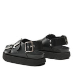 Scarpe donna Genuins sandalo Felina vegan black DS23GN04 G104240