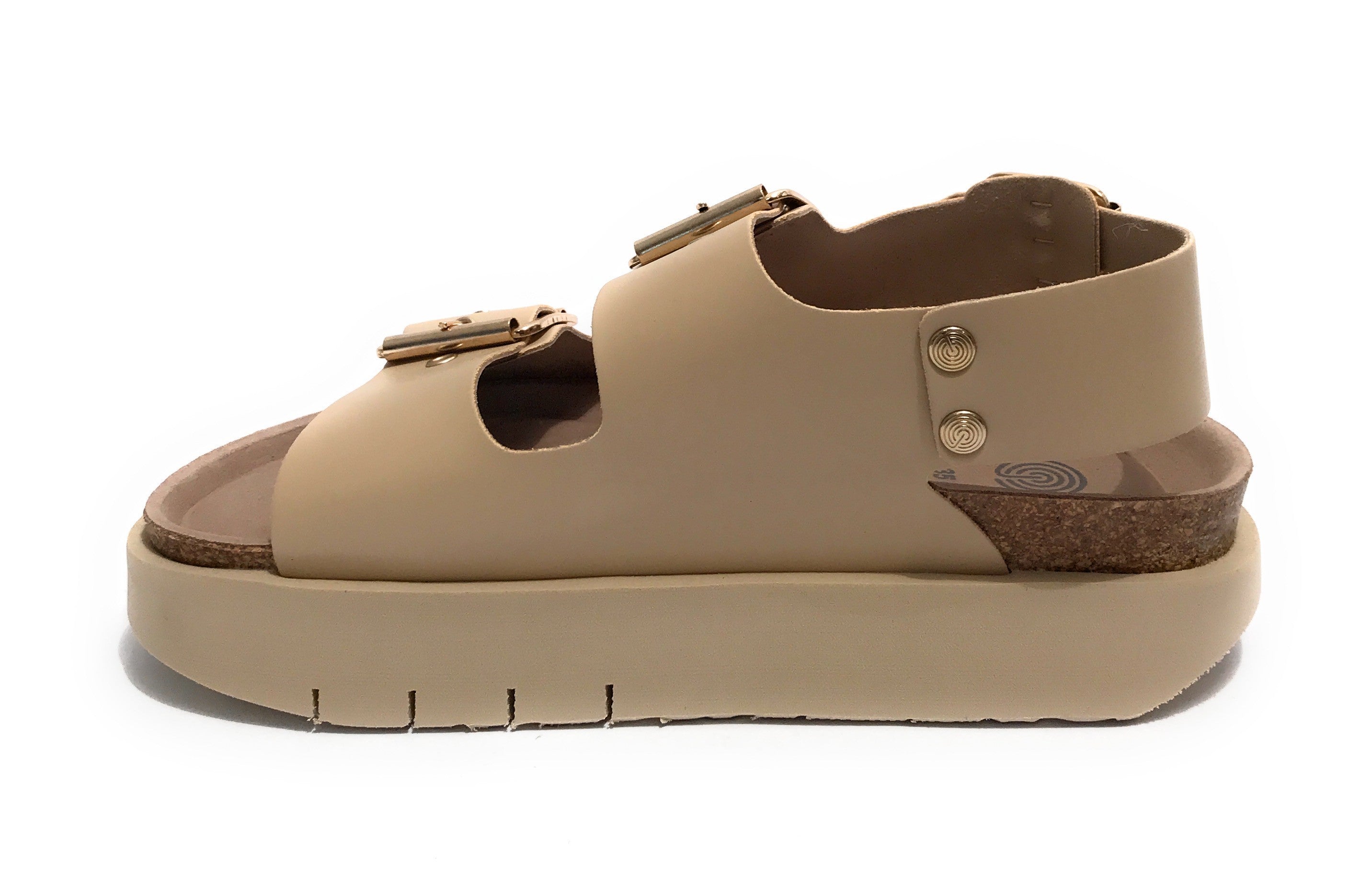 Scarpe donna Genuins sandalo Felina vegan sand DS23GN06 G104213
