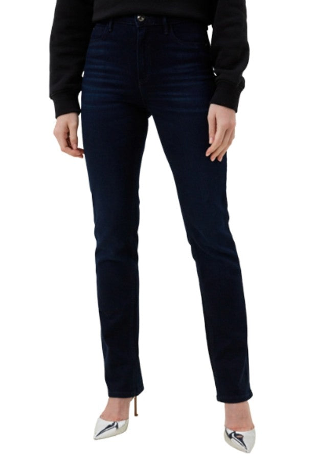 donna Guess 1981 straight jeans blu E24GU11 W3YA22D52J2