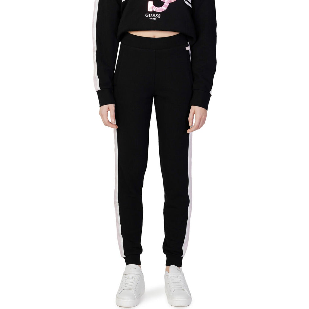 Pantalone donna Guess 4G jogger nero E24GU17 V3YB20KBV71 JBLK