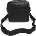 Borsa Guess tracolla uomo certosa top zip xbody flat saffiano black UB24GU07 HMECSAP3158