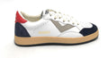 Scarpe  2B12 sneaker con lacci Play pelle bianco/navi/rosso Z24QB07