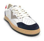 Scarpe  2B12 sneaker con lacci Play pelle bianco/navi/rosso Z24QB07