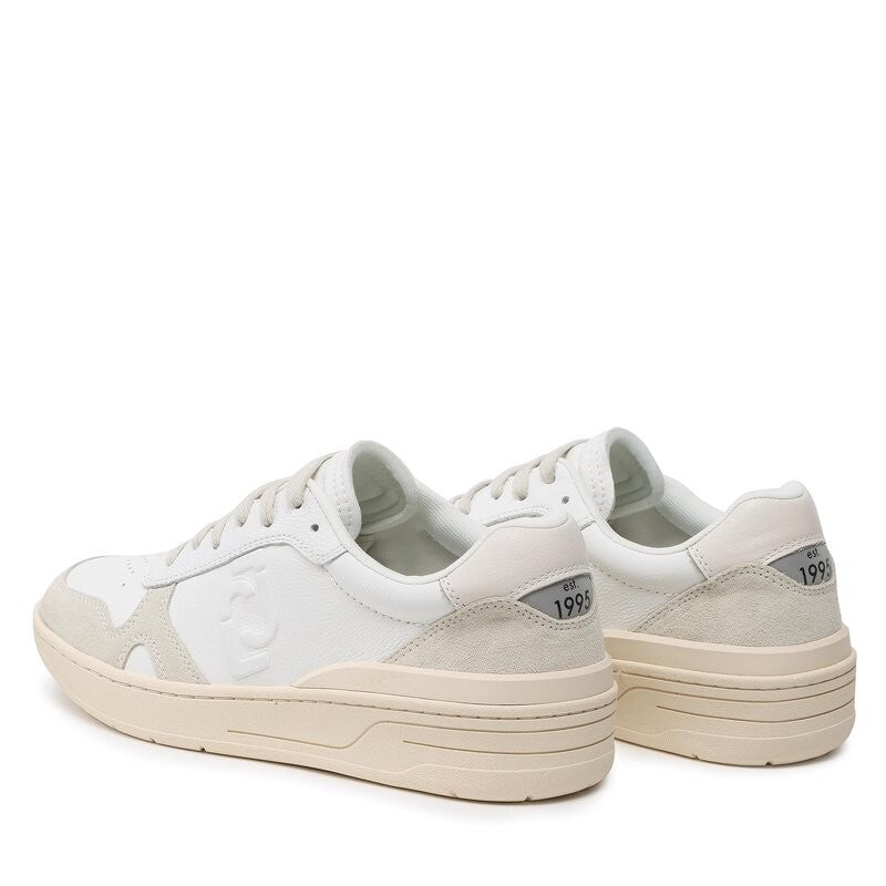Scarpe uomo Liu-Jo sneakers Walker 01 in pelle/ suede bianco U24LJ01 7B3001