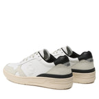 Scarpe uomo Liu-Jo sneakers Walker 01 in pelle/ suede bianco/ nero U24LJ02  7B3001