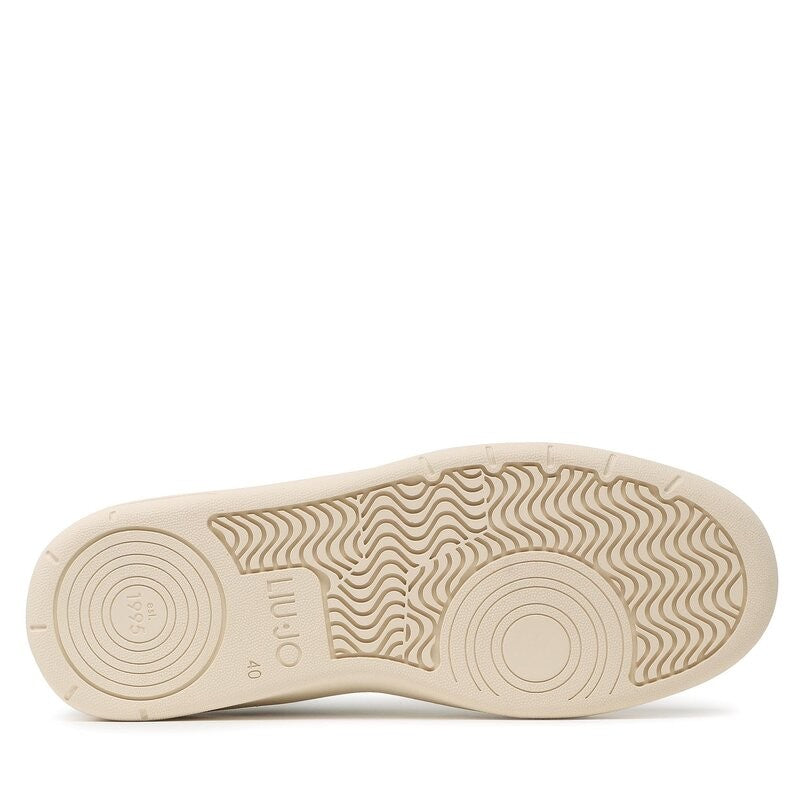 Scarpe uomo Liu-Jo sneakers Walker 01 in pelle/ suede bianco/ nero U24LJ02  7B3001