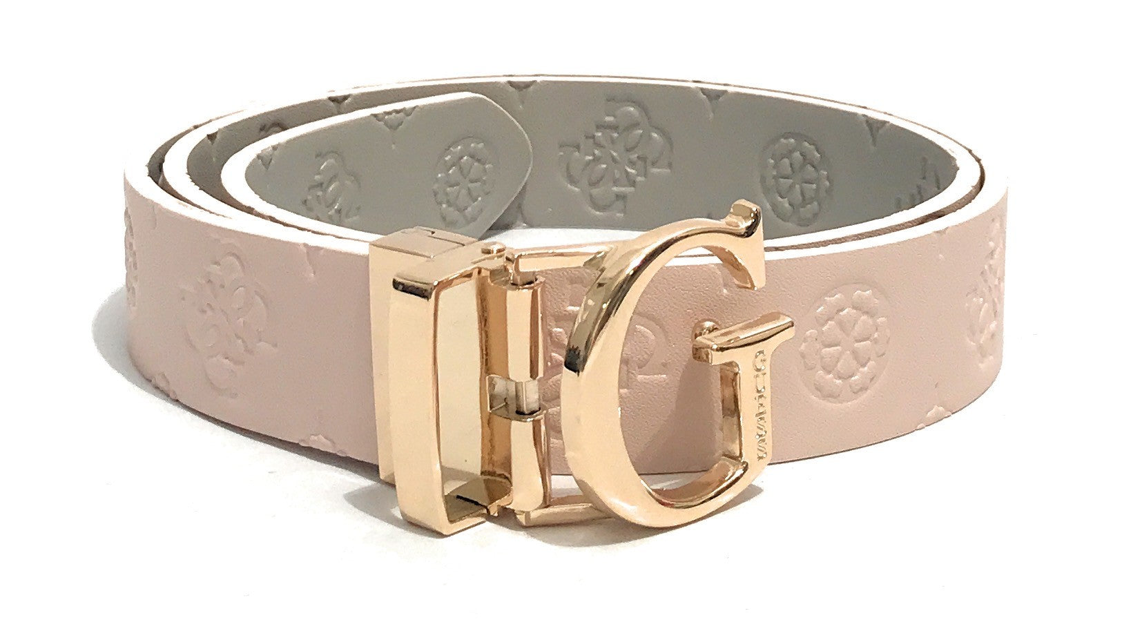 Cinta donna Guess Jena adjustable/ reversible ecopelle blush/taupe multilogo C24GU30 BW7861P3430