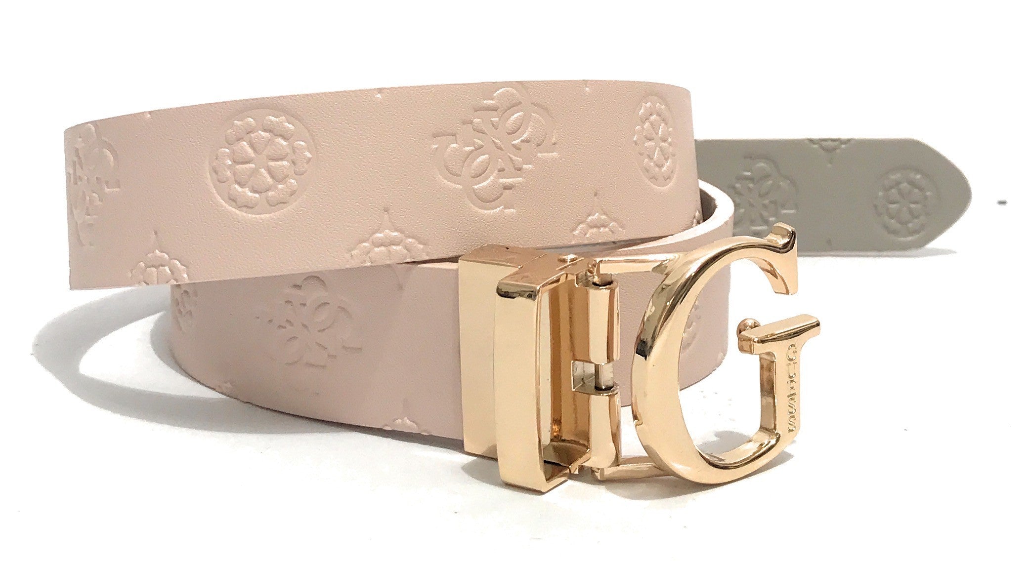 Cinta donna Guess Jena adjustable/ reversible ecopelle blush/taupe multilogo C24GU30 BW7861P3430