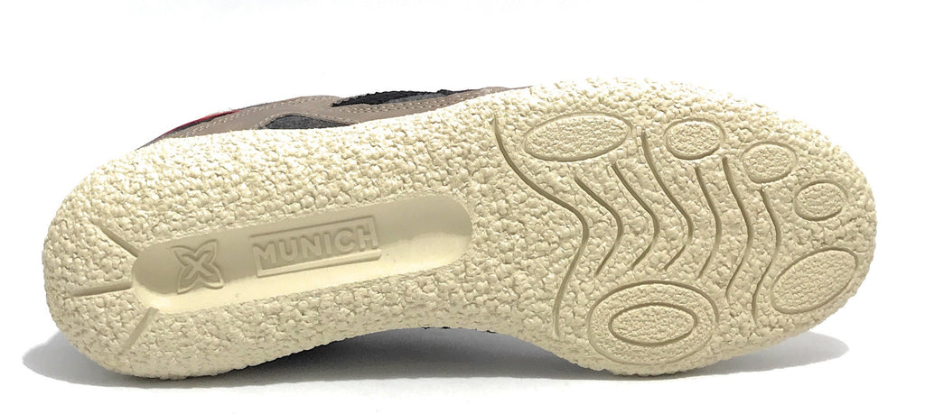 Scarpe Munich sneaker Goal in pelle nabuk grigio / tessuto grigio U24MU16 1573