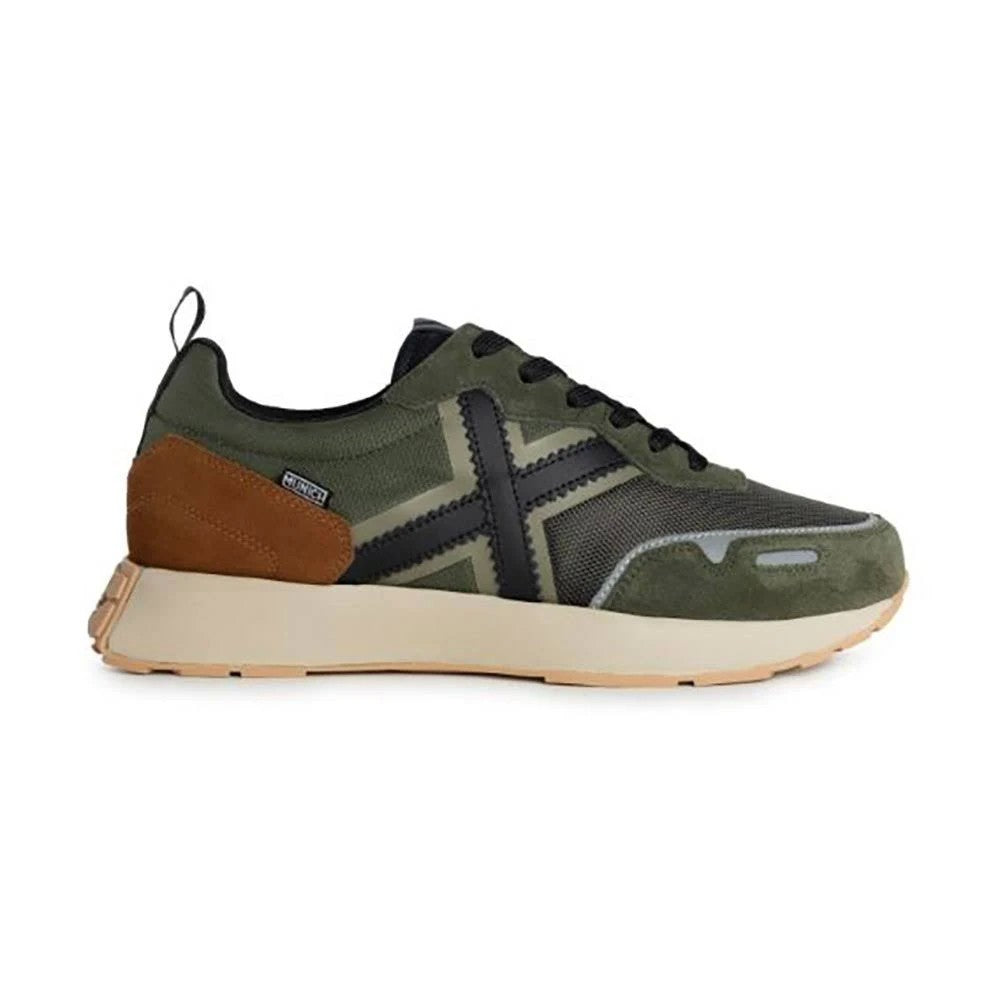 Scarpe Munich sneaker running xemine 43 pelle scamosciata/ tessuto verde/ multicolor U24MU13 8907043