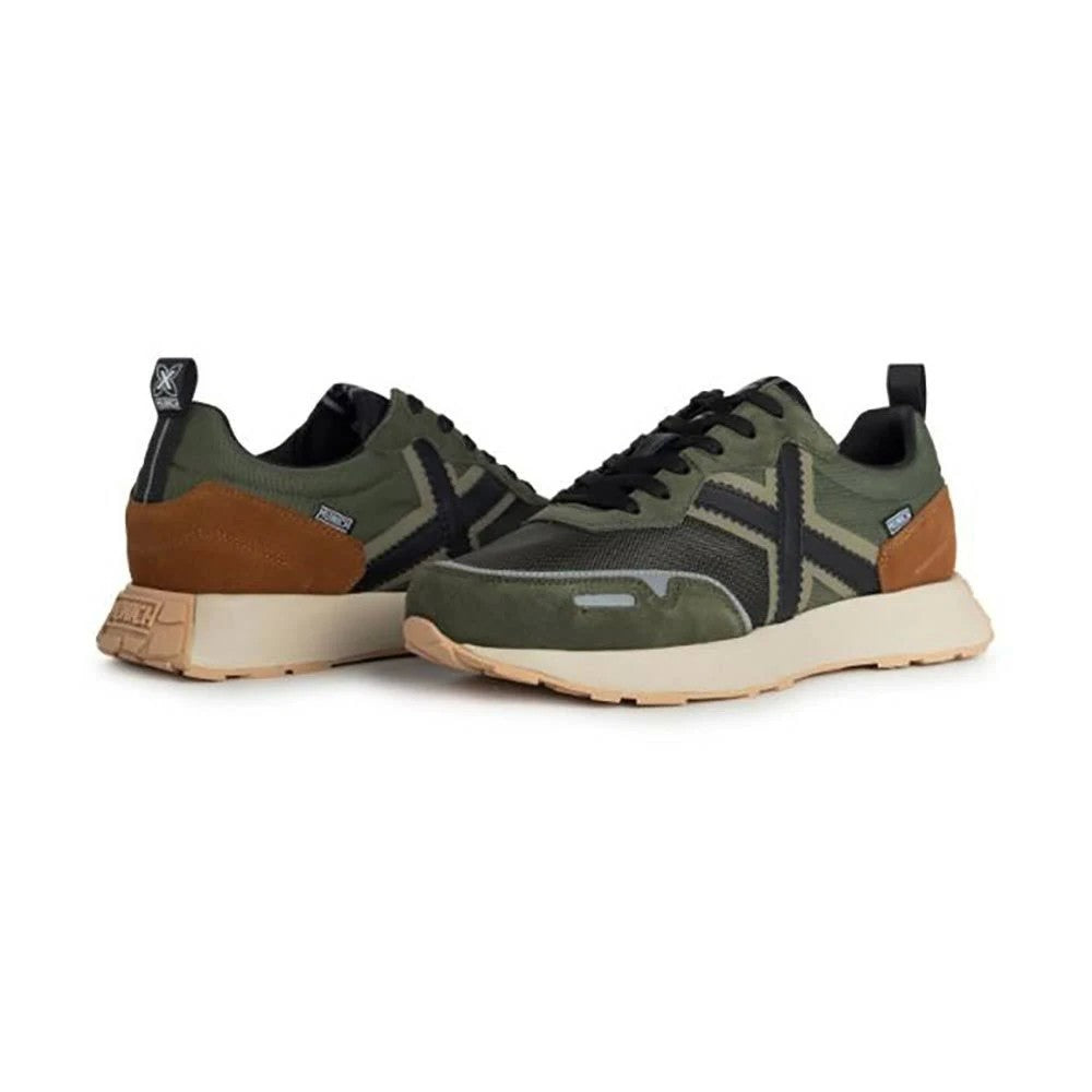 Scarpe Munich sneaker running xemine 43 pelle scamosciata/ tessuto verde/ multicolor U24MU13 8907043