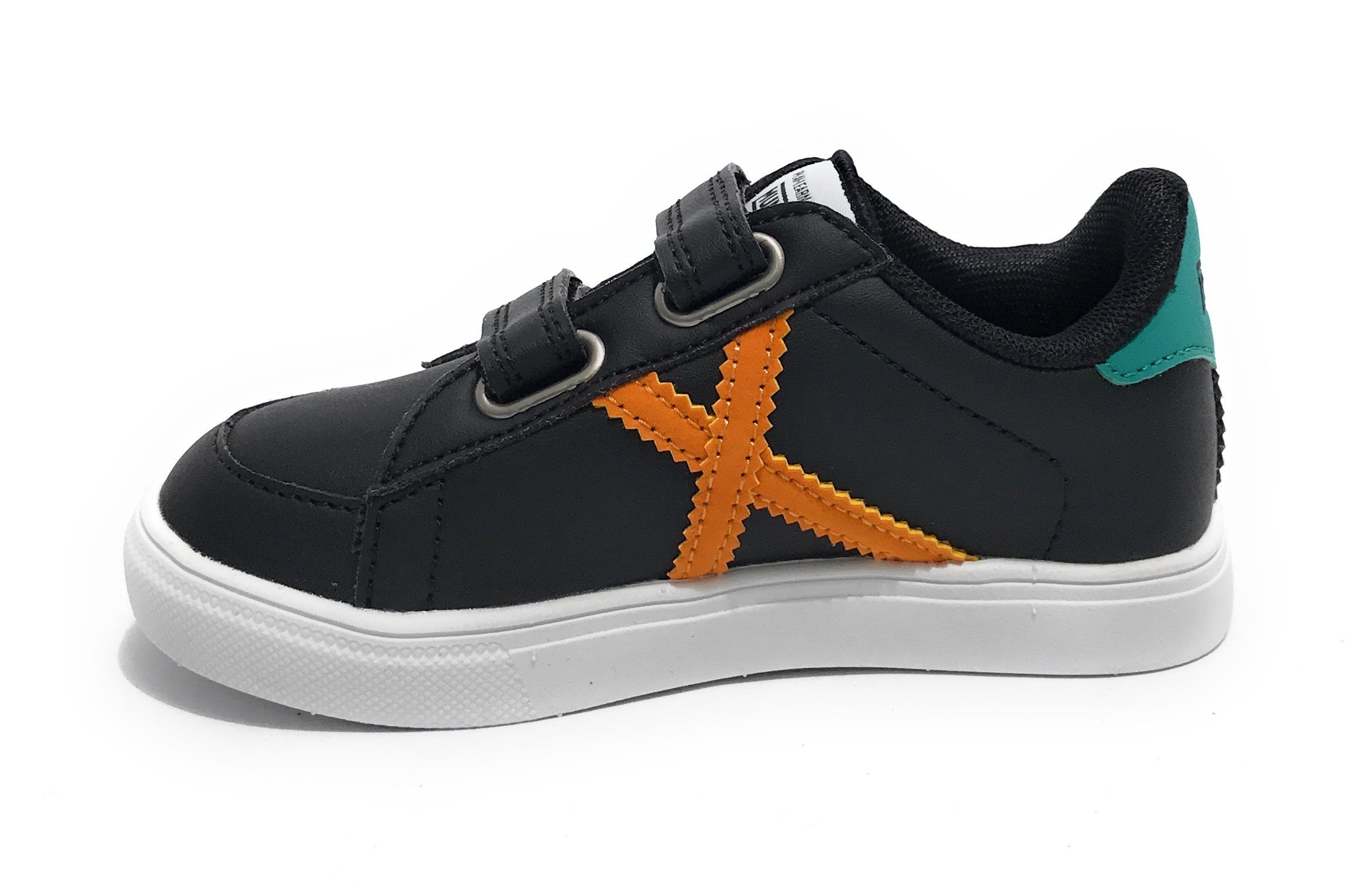 Scarpe Munich sneaker Mini Rete 36 nero/ arancione/ verde Z24MU05 8095036