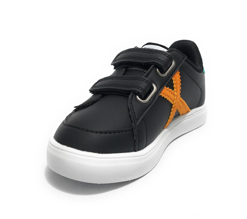 Scarpe Munich sneaker Mini Rete 36 nero/ arancione/ verde Z24MU05 8095036