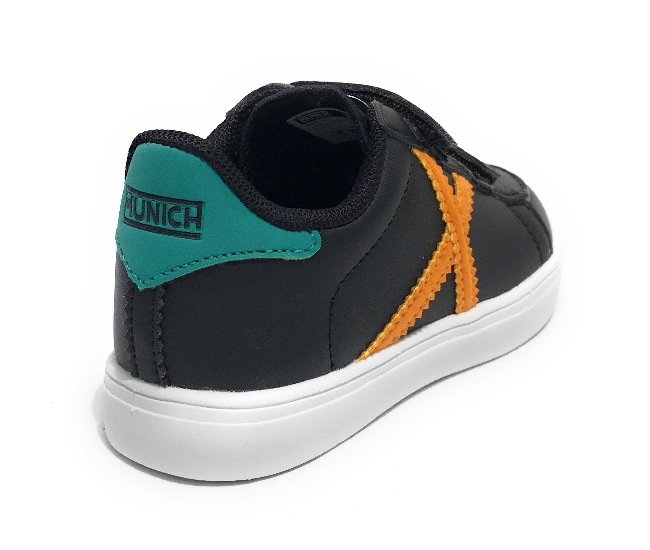 Scarpe Munich sneaker Mini Rete 36 nero/ arancione/ verde Z24MU05 8095036