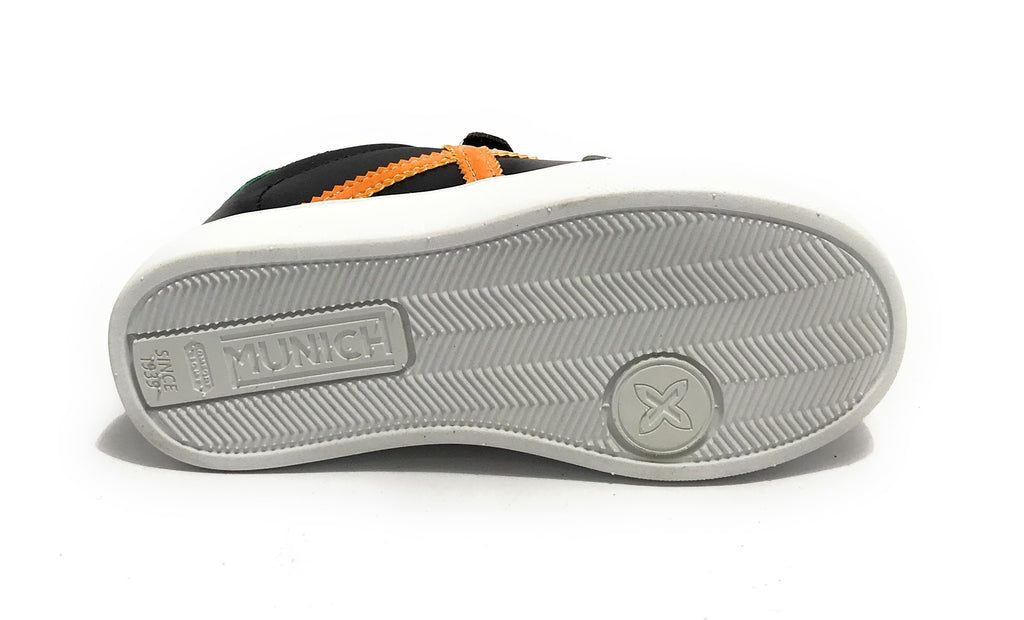 Scarpe Munich sneaker Mini Rete 36 nero/ arancione/ verde Z24MU05 8095036