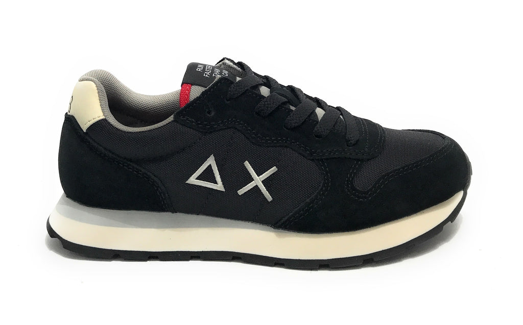 Scarpe Sun68 sneaker Boy's Tom solid suede/ nylon nero Z24SU01 Z43301T