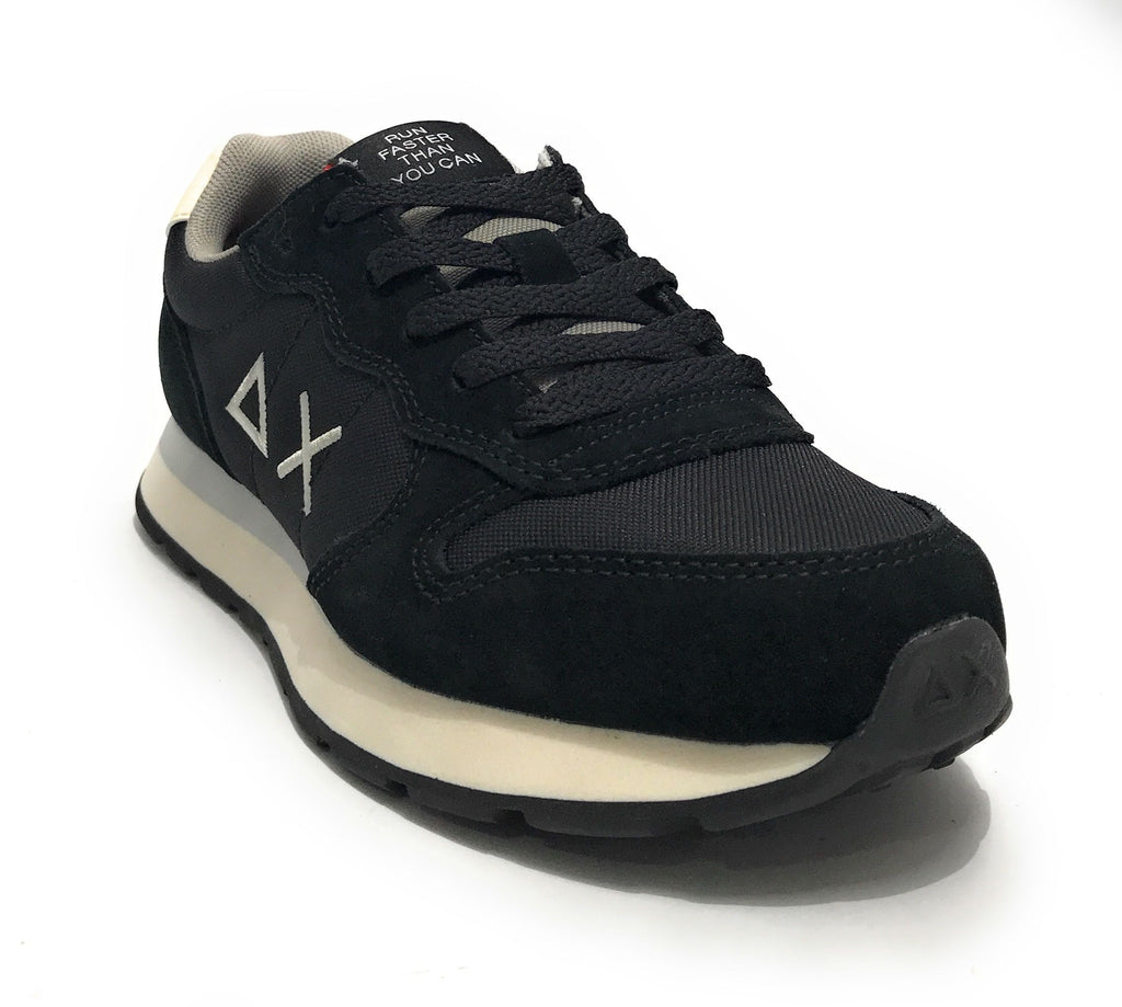 Scarpe Sun68 sneaker Boy's Tom solid suede/ nylon nero Z24SU01 Z43301T