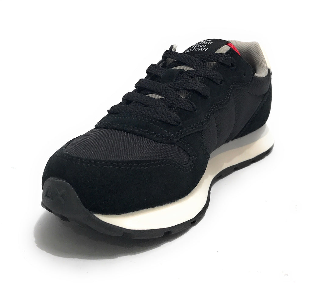 Scarpe Sun68 sneaker Boy's Tom solid suede/ nylon nero Z24SU01 Z43301T