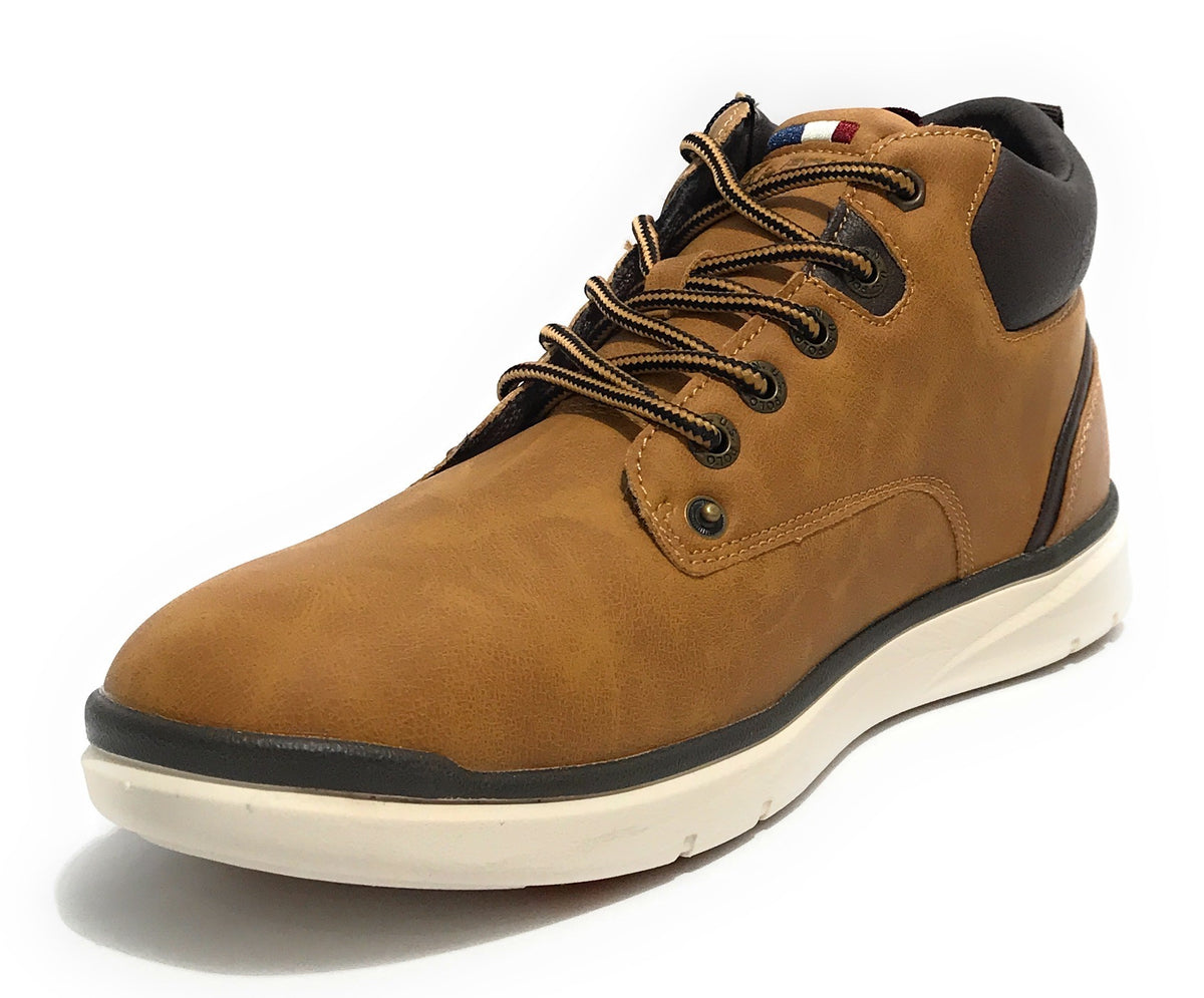 Polacchino uomo US Polo Ygor004 ecopelle tan U24UP15
