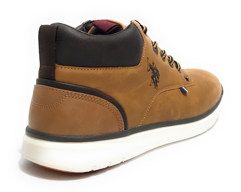 Polacchino uomo US Polo Ygor004 ecopelle tan U24UP15