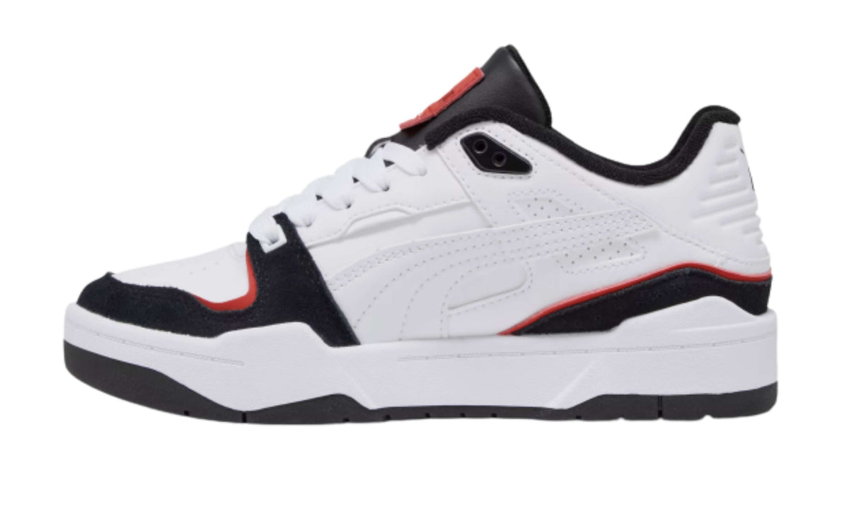 Scarpe Puma sneaker Slipstream BBall Jr white/ black Z24PU09 394337_01