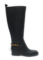 Scarpe donna Guess stivale Bossy pelle black D24GU46 FL8YOLEA11