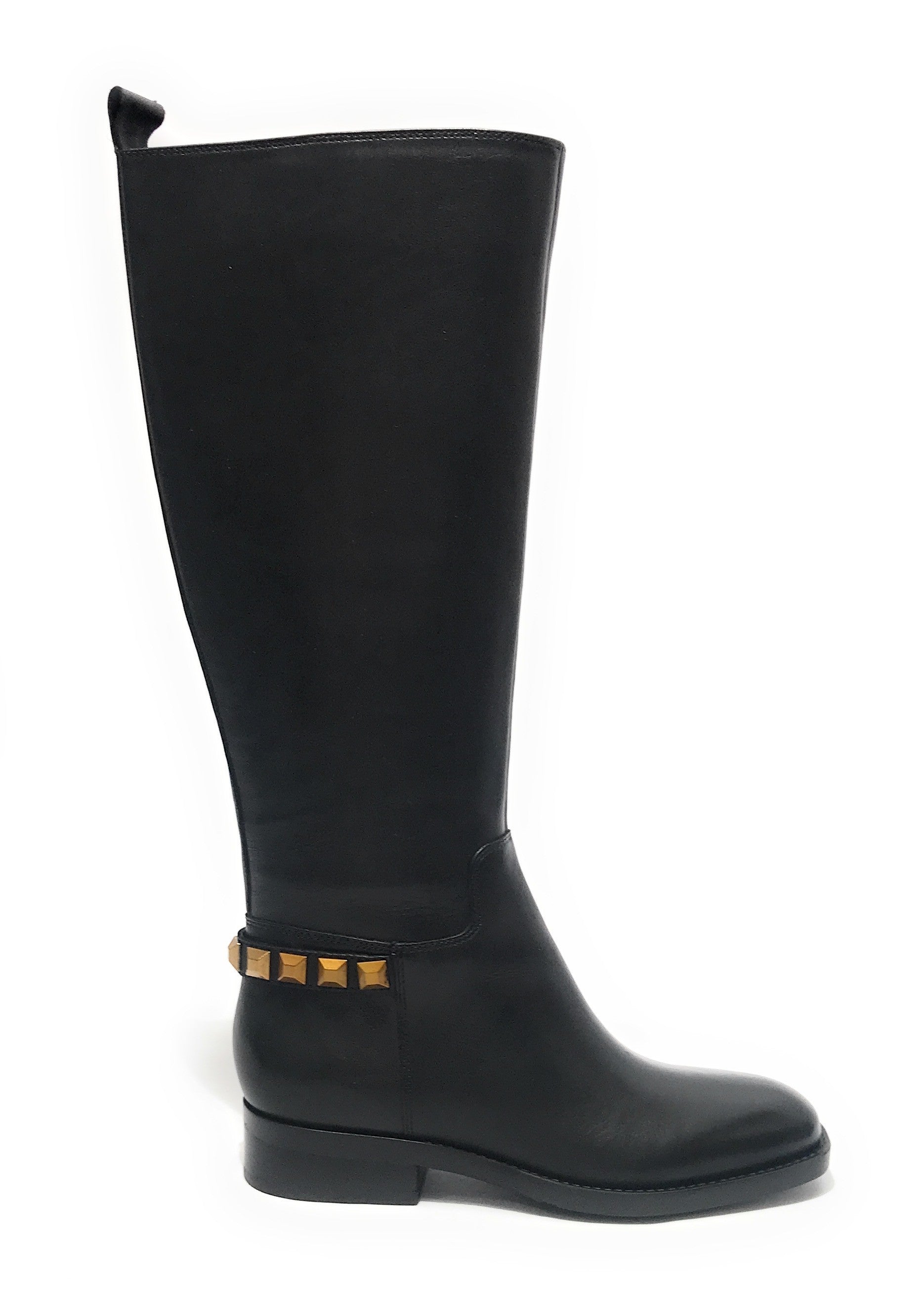 Scarpe donna Guess stivale Bossy pelle black D24GU46 FL8YOLEA11