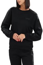 Felpa donna Moschino nero con logo E24MO18 V6A1707