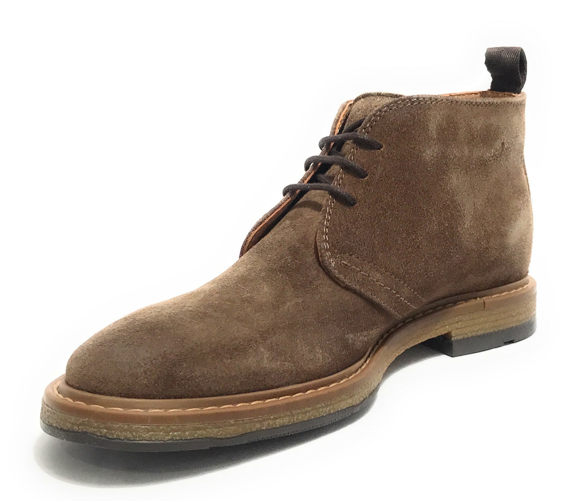 Polacchino uomo  in pelle scamosciata taupe U24EL08 1006