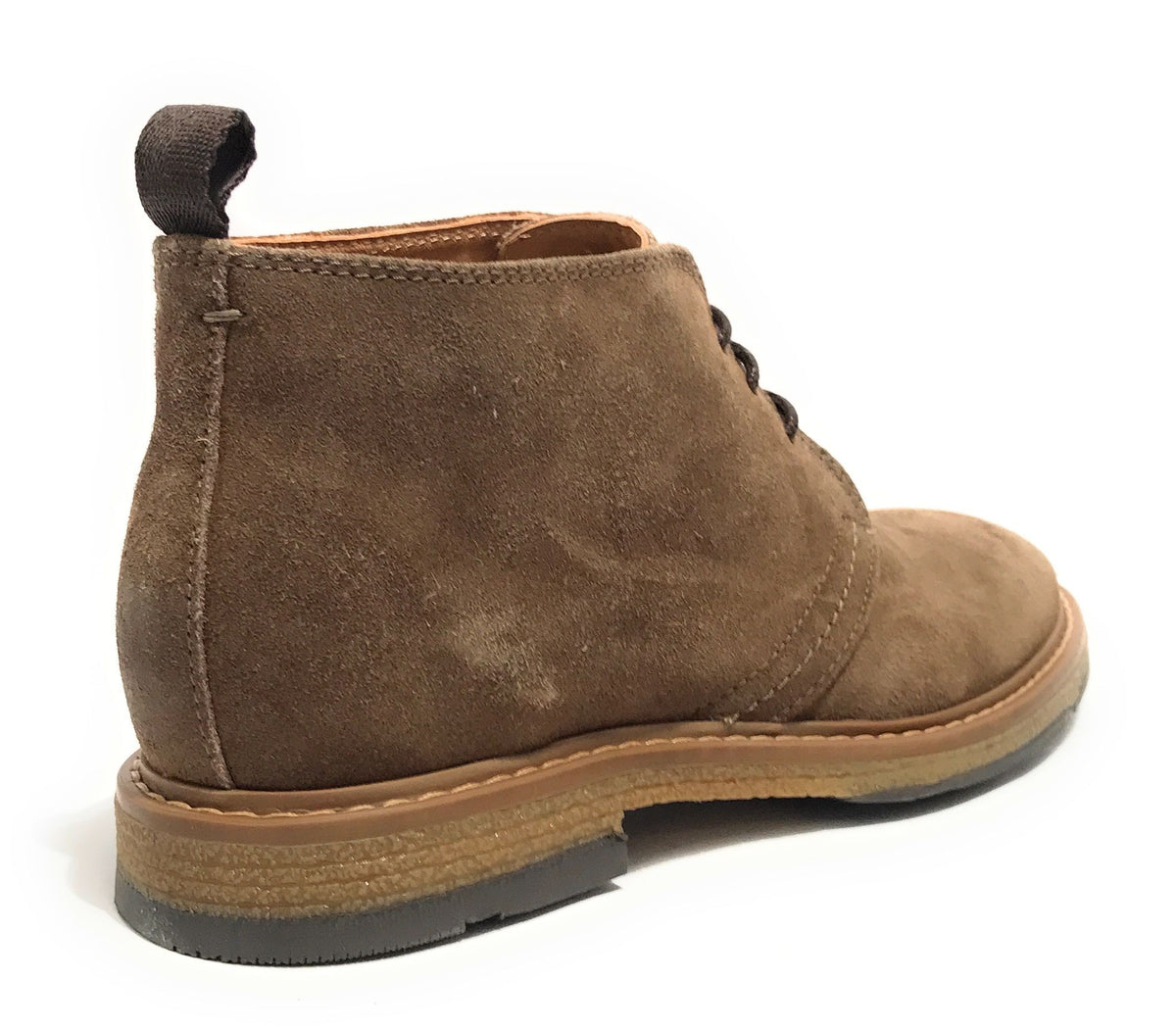 Polacchino uomo  in pelle scamosciata taupe U24EL08 1006