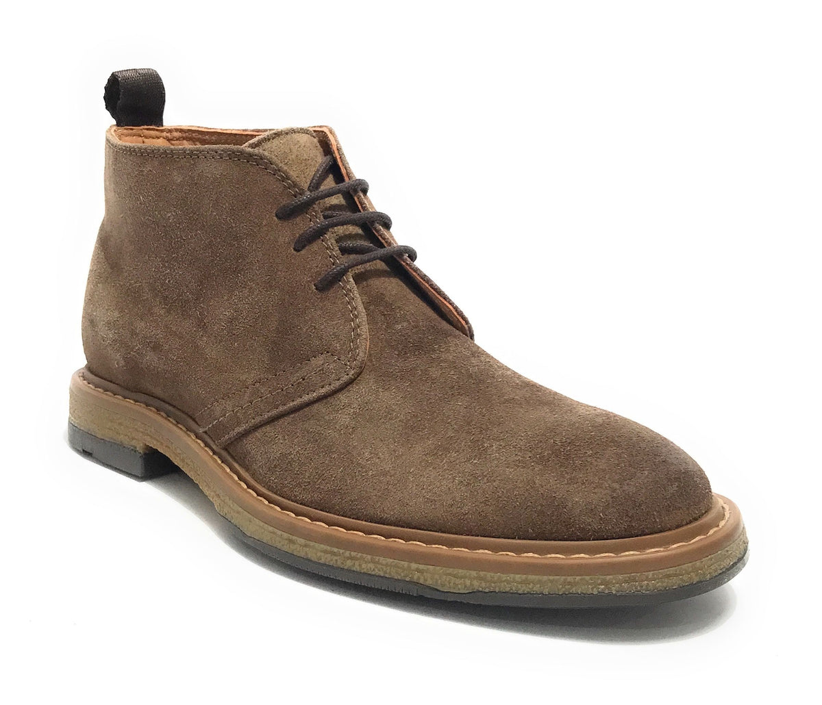 Polacchino uomo  in pelle scamosciata taupe U24EL08 1006