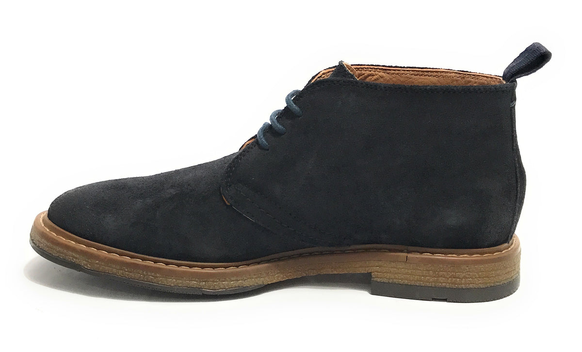 Polacchino uomo  in pelle scamosciata navy U24EL07 1006