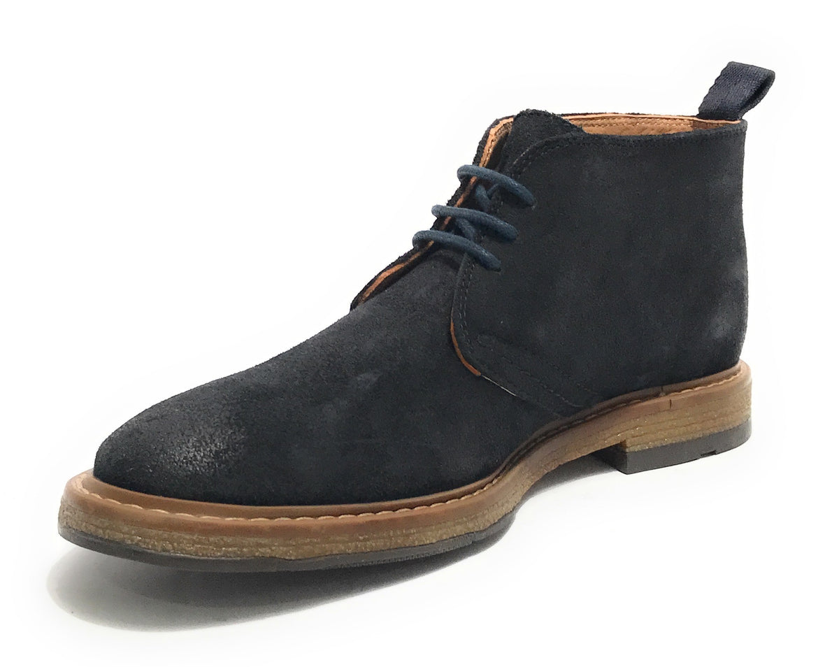 Polacchino uomo  in pelle scamosciata navy U24EL07 1006