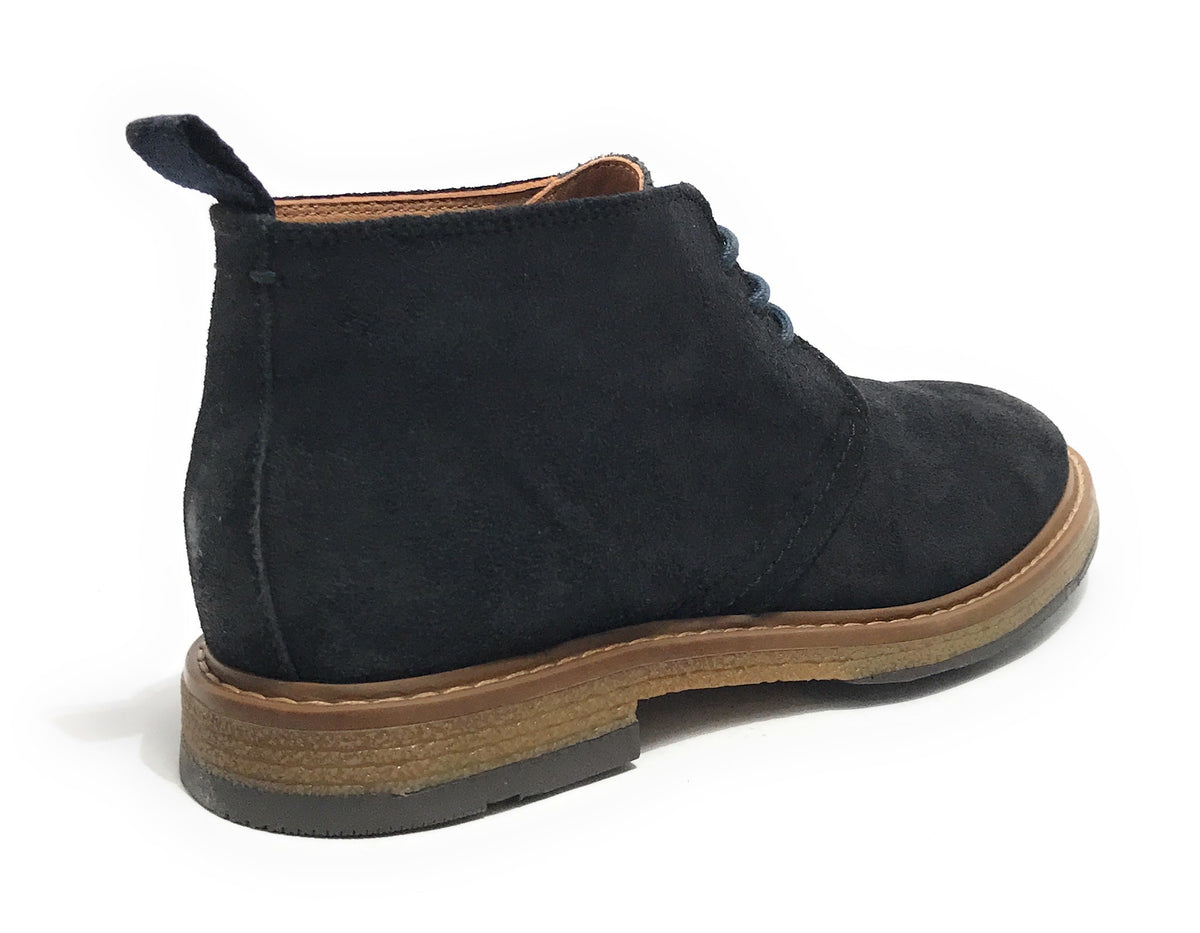 Polacchino uomo  in pelle scamosciata navy U24EL07 1006