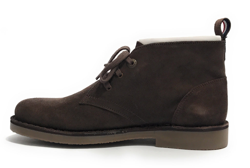 Polacchino uomo Us Polo MUST005M in pelle scamosciata marrone U24UP20
