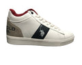 Scarpe U.S. Polo sneaker alto Tymes007 in ecopelle white uomo U24UP30