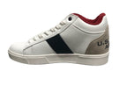 Scarpe U.S. Polo sneaker alto Tymes007 in ecopelle white uomo U24UP30