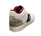 Scarpe U.S. Polo sneaker alto Tymes007 in ecopelle white uomo U24UP30