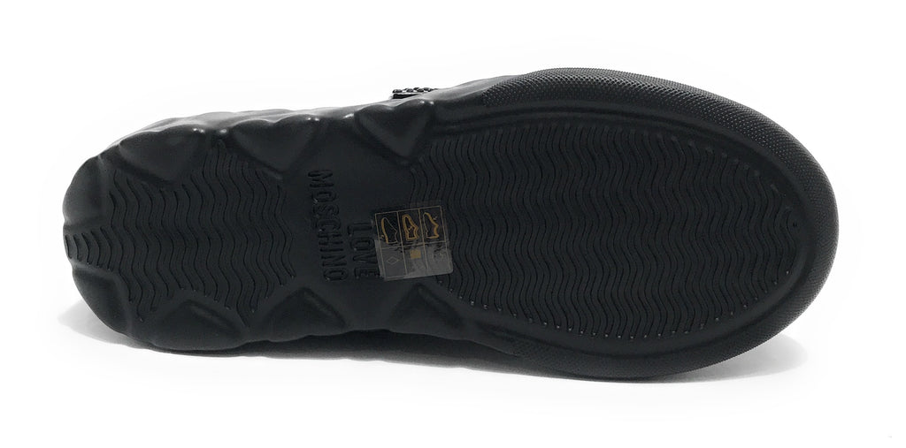 Scarpe Love Moschino sneaker in pelle nero DS24MO03 JA15014