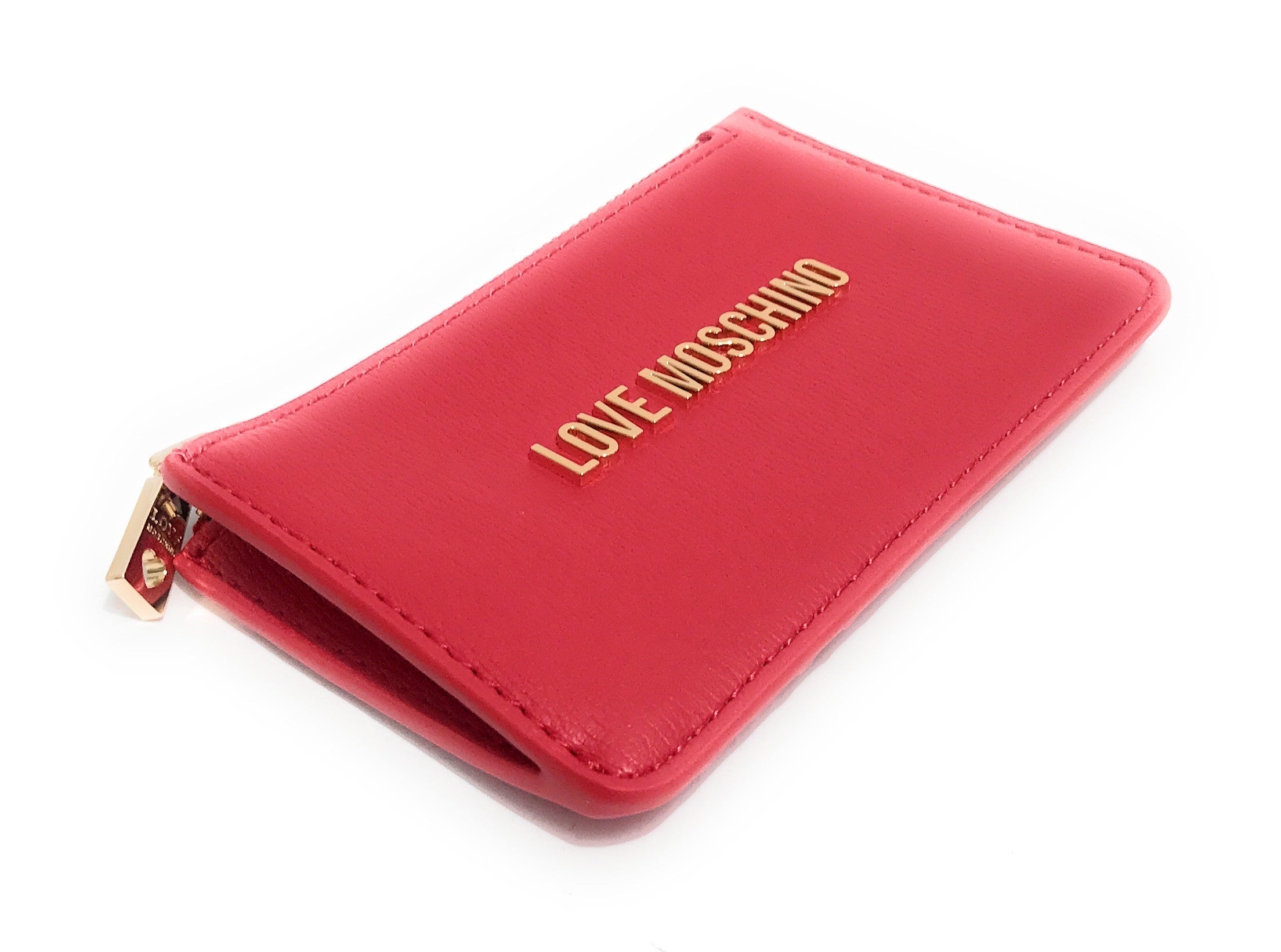 Portafoglio donna Love Moschino small ecopelle rosso AS24MO10 JC5614