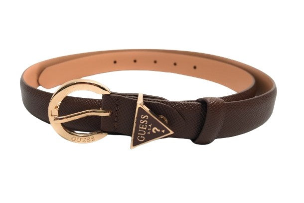 Cinta donna Guess Noelle triangle logo belt brown CS24GU23 BW9071P4125