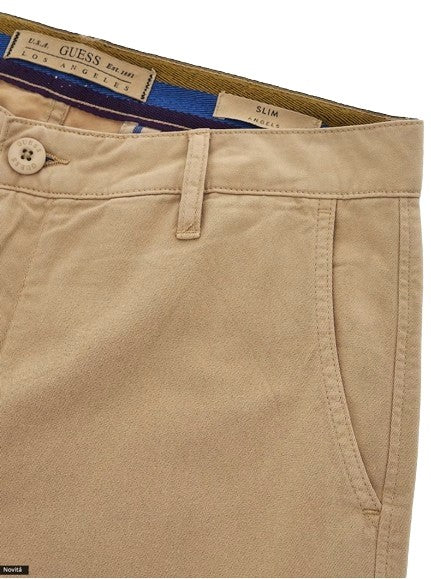 Pantaloni uomo Guess Angles chino walnut shell ES24GU05 M4RB16WFYRB G1EC