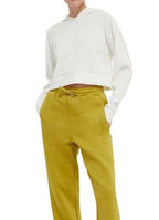 Felpa donna Guess con cappuccio crop white ES24GU55 V4RQ00KC2T0