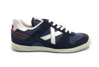 Scarpe Munich sneaker Goal in pelle scamosciata / tessuto blu US24MU04 1582