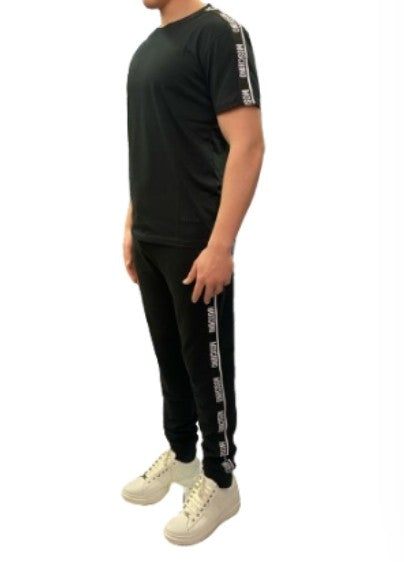 Pantalone felpa Moschino nero uomo ES24MO01 V1A6804 4422 0555